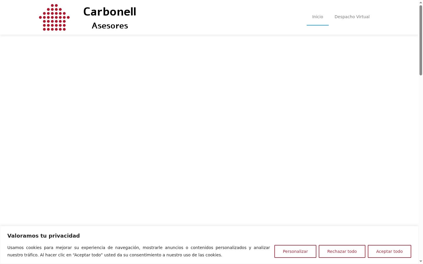 Captură de ecran a bannerului de consimțământ afișat înainte de orice interacțiune