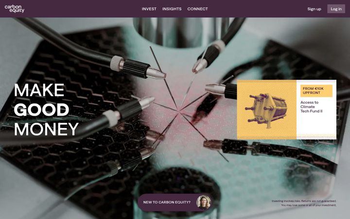 Screenshot of carbonequity.com