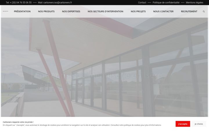 Screenshot of carbonero.fr