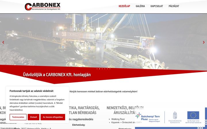 Screenshot of carbonex.hu