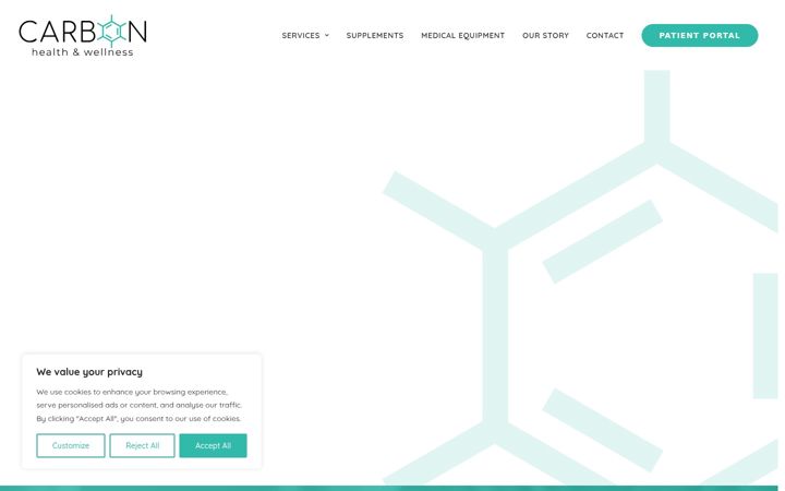 Screenshot of carbonhw.com
