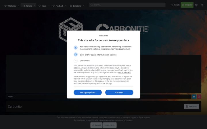 Screenshot of carbonite.co.za