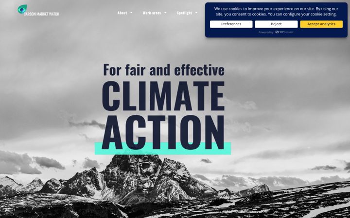 Screenshot of carbonmarketwatch.org