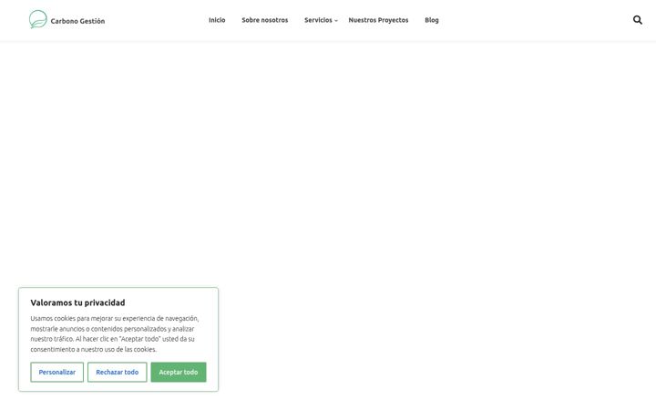 Ekrano kopija carbonogestion.es