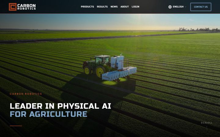 Screenshot of carbonrobotics.com