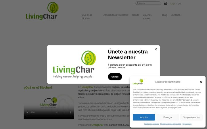Screenshot of carbonvivo.com