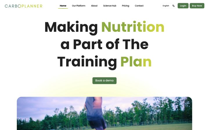 Screenshot of carboplanner.com