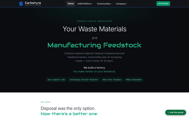 Screenshot of carbotura.com