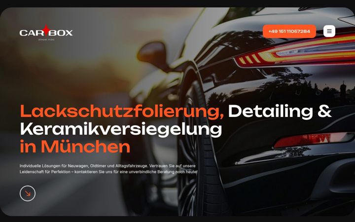 Screenshot of carbox-munich.de