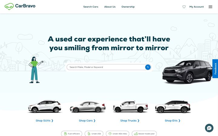 Screenshot of carbravo.com