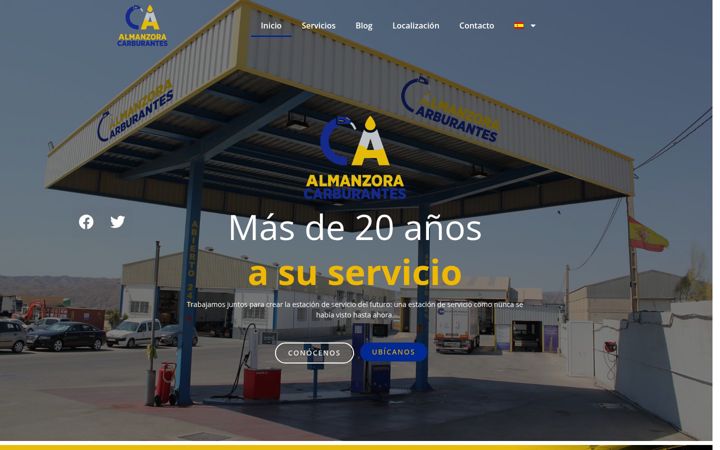 Screenshot of carburantesalmanzora.es
