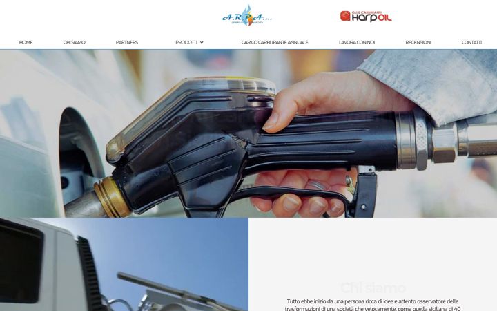 Screenshot of carburantiarpa.it