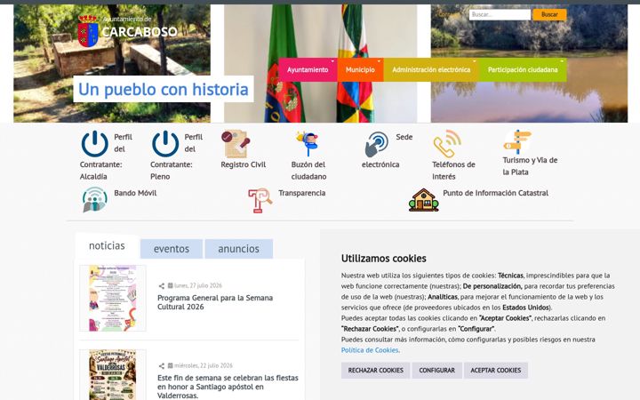 Ekrano kopija carcaboso.es