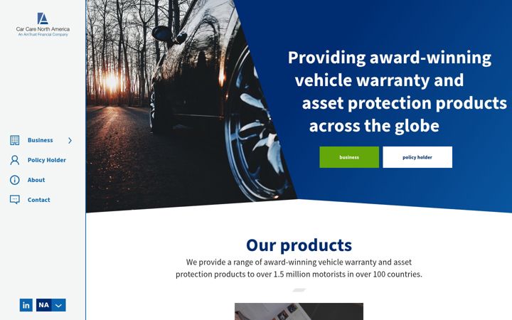 Screenshot of carcare-na.com