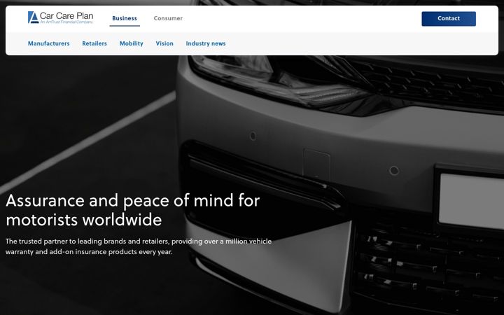 Screenshot of carcareplan.com