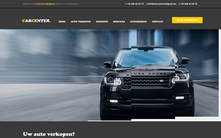 Screenshot of carcenterbelgium.be