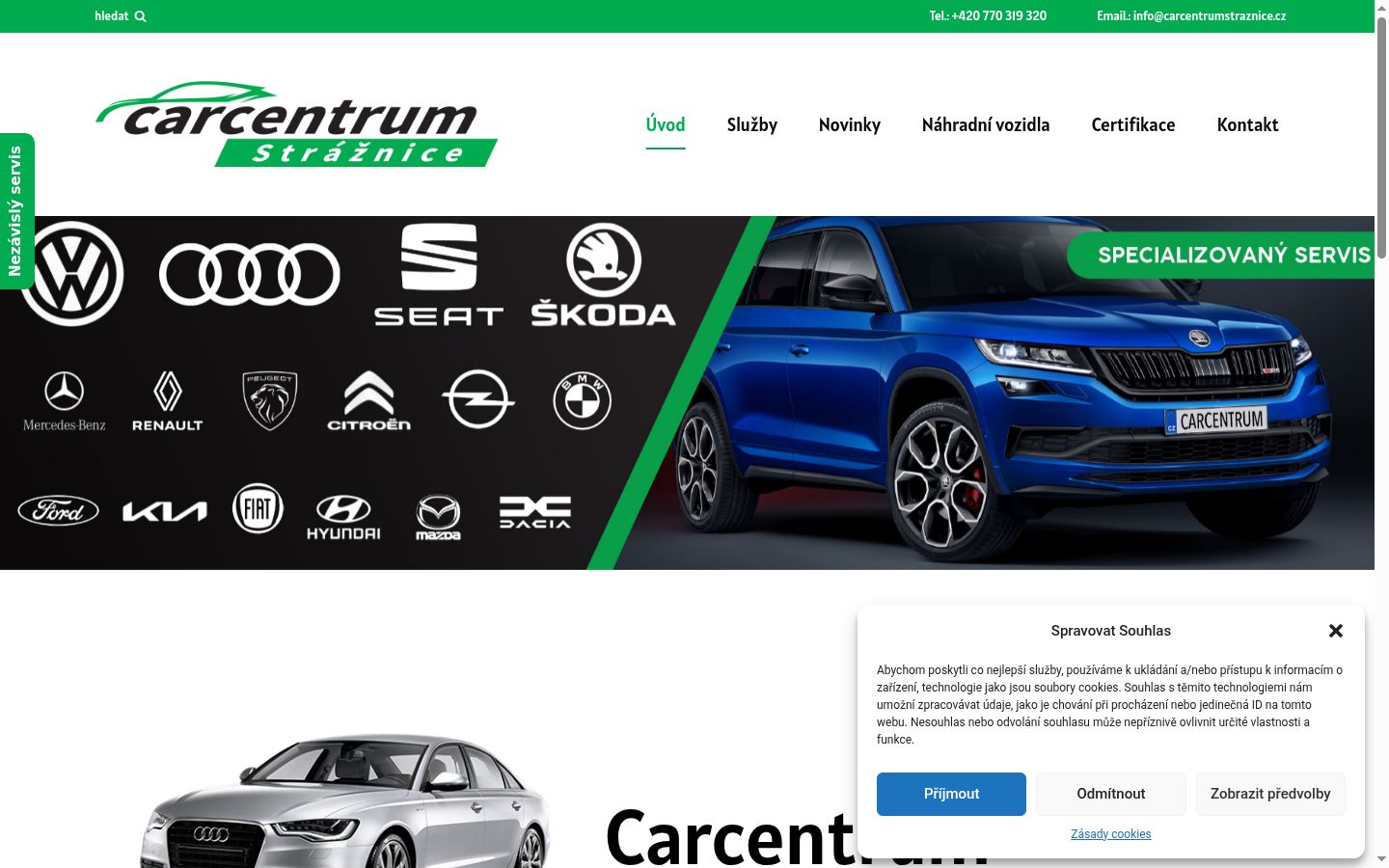 Screenshot tal-banner tal-kunsens muri qabel kwalunkwe interazzjoni