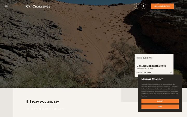 Screenshot of carchallenge.nl