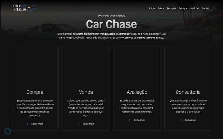 Screenshot of carchase.com.br
