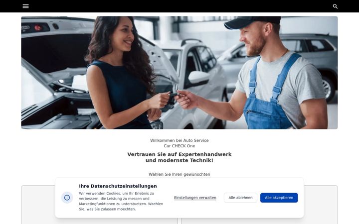 Screenshot of carcheckone.de