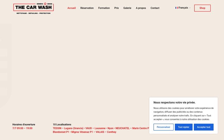 Screenshot of carclean-conthey.ch