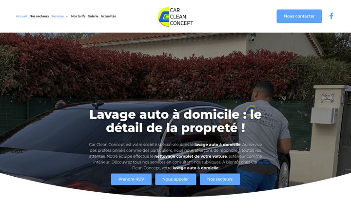 Ekrano kopija carcleanconcept-83.fr