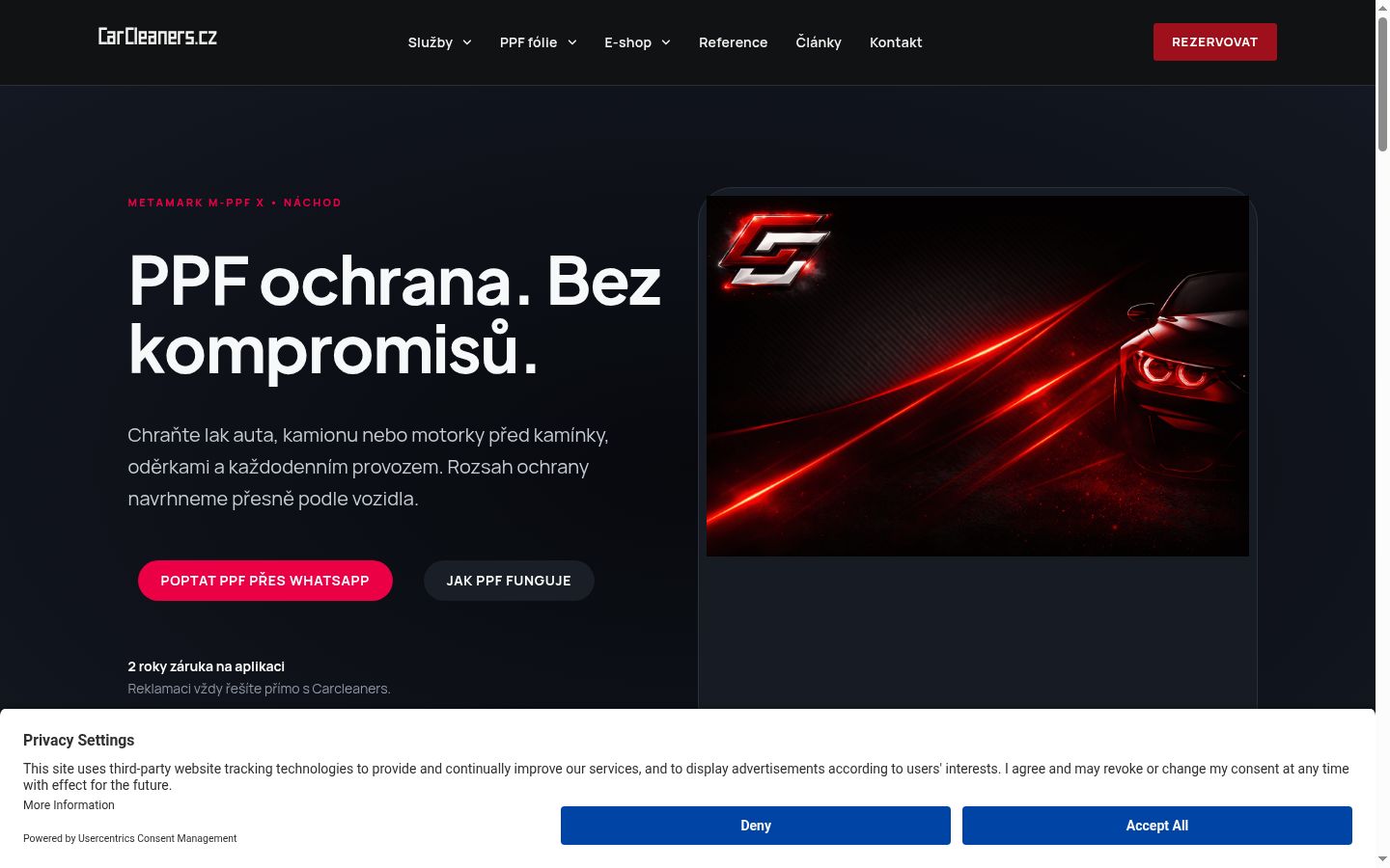 Screenshot tal-banner tal-kunsens muri qabel kwalunkwe interazzjoni