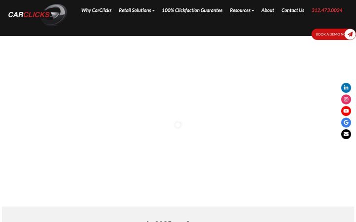 Screenshot of carclicksmarketing.com