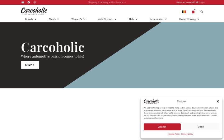 Screenshot of carcoholic.com
