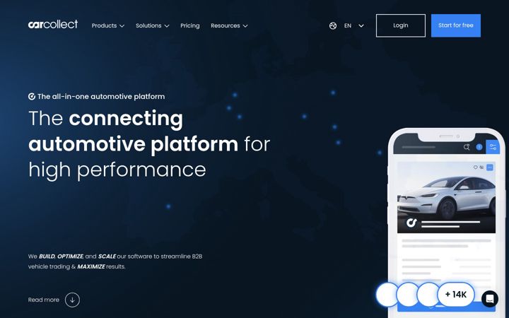 Screenshot of carcollect.com