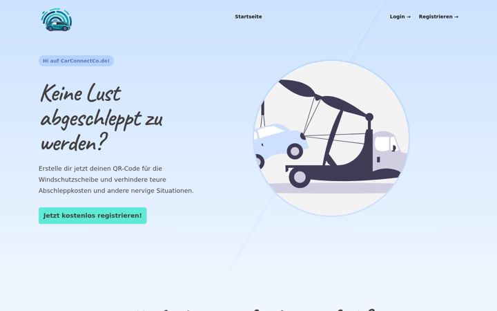 Screenshot of carconnectcode.de