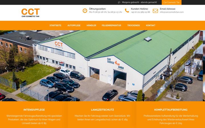 Screenshot of carcosmetictan.com
