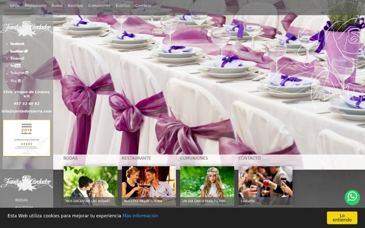 Screenshot of cardadorsierra.com