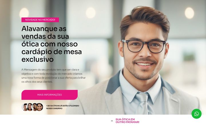 Képernyőkép: cardapiogaoptica.com.br