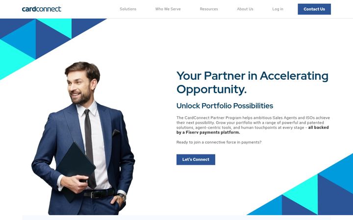 Screenshot di cardconnect.com