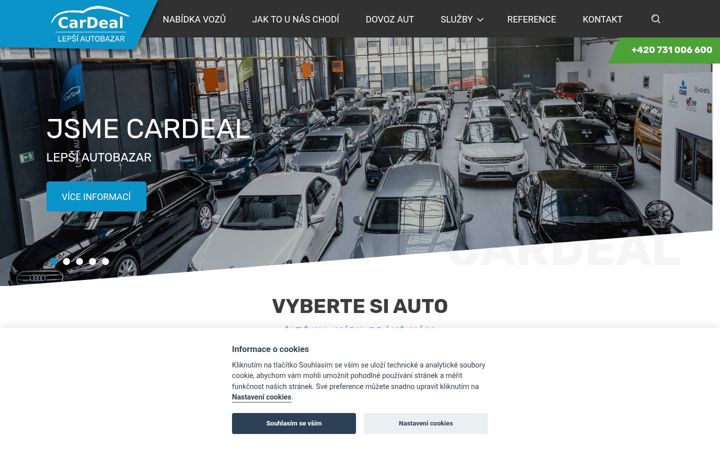 Screenshot of cardeal.cz