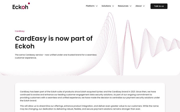 Screenshot of cardeasy.com