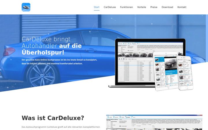 Screenshot of cardelux.net