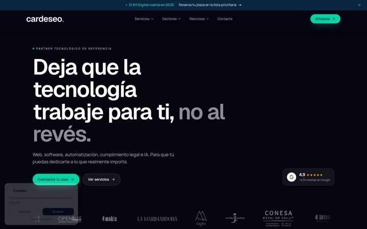 Screenshot of cardeseo.com