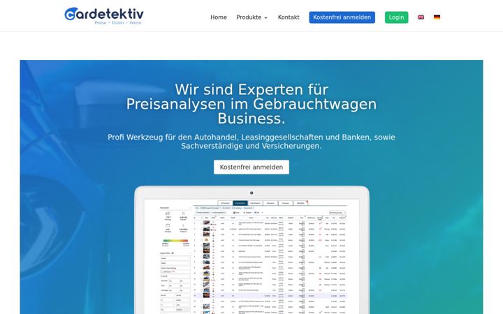 Screenshot of cardetektiv.de