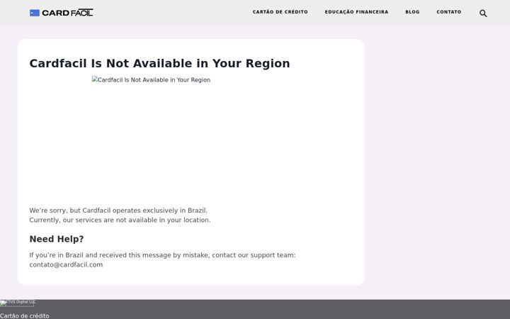 Screenshot of cardfacil.com