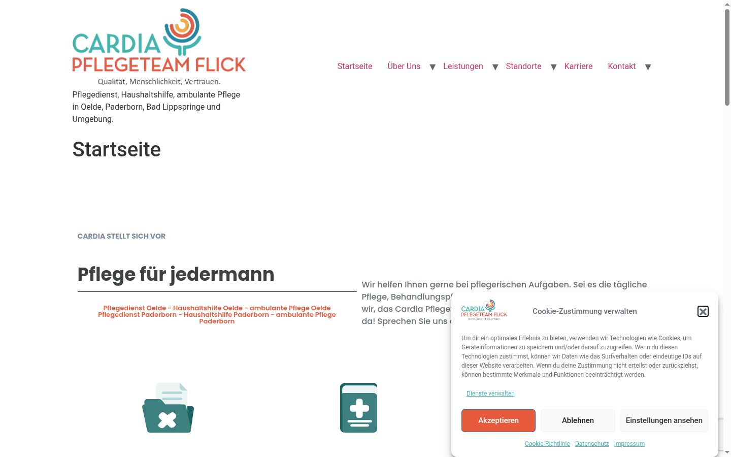 Screenshot tal-banner tal-kunsens muri qabel kwalunkwe interazzjoni