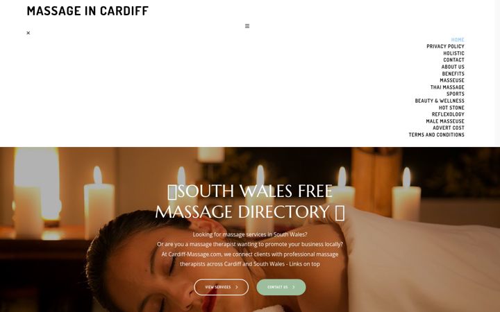 Screenshot of cardiff-massage.com