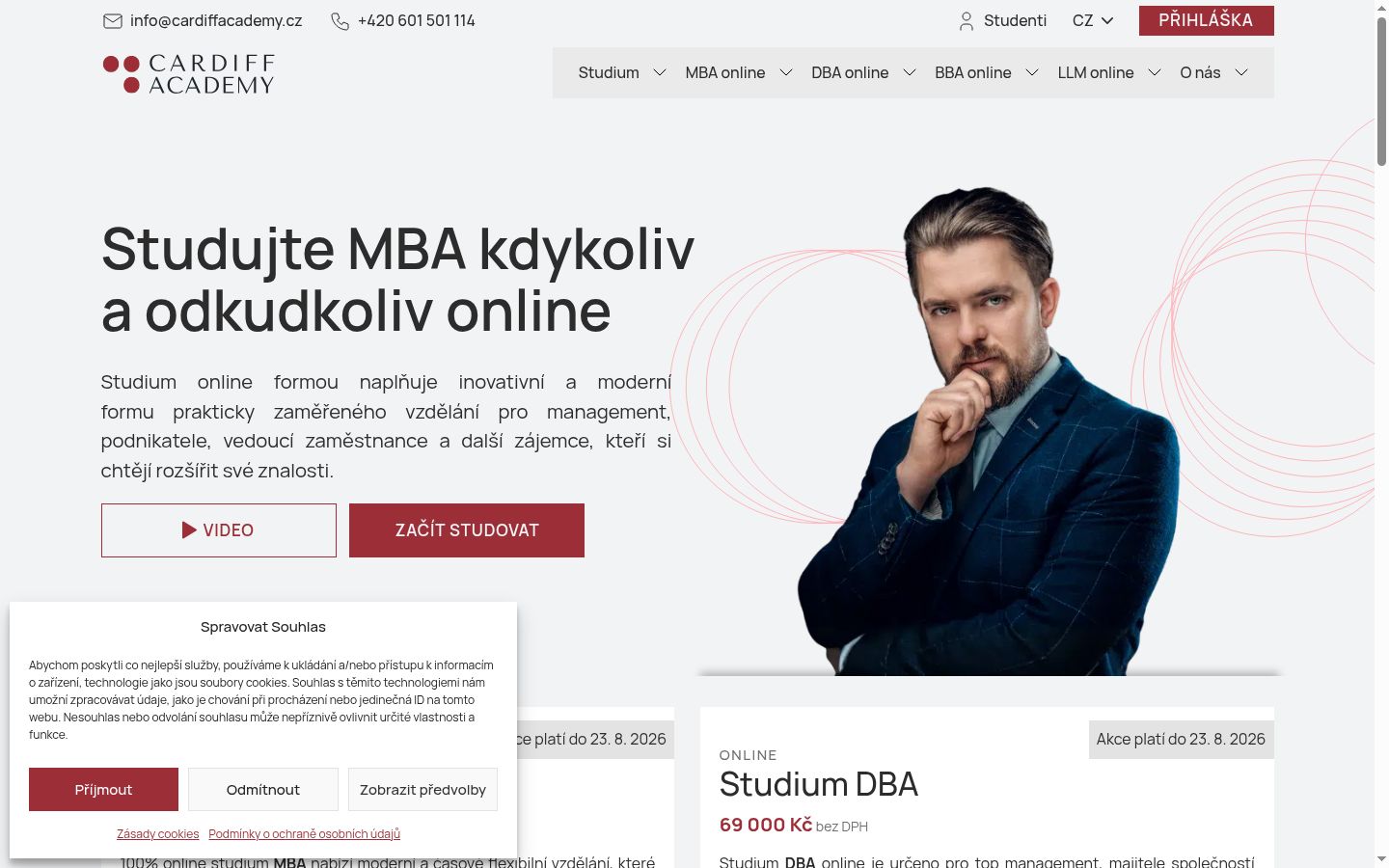 Screenshot tal-banner tal-kunsens muri qabel kwalunkwe interazzjoni