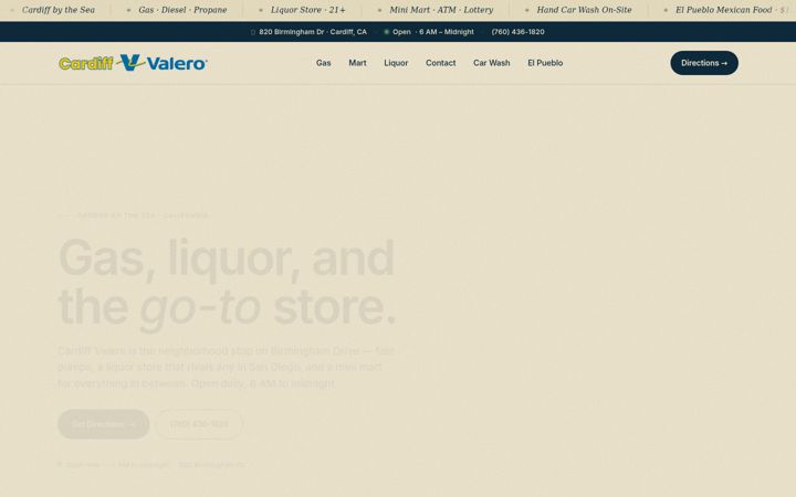 Screenshot of cardiffvalero.com