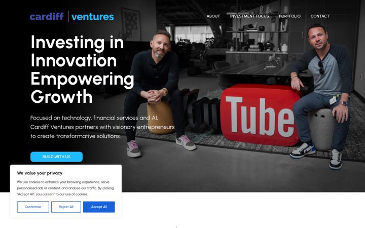 Screenshot of cardiffventures.co