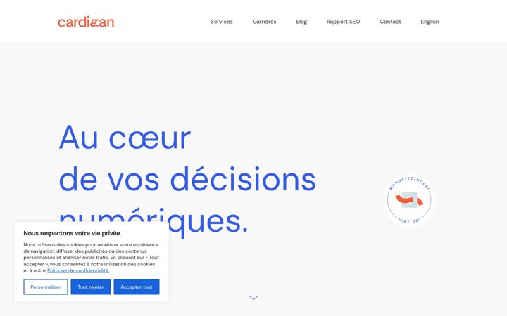 Screenshot of cardiganmtl.com