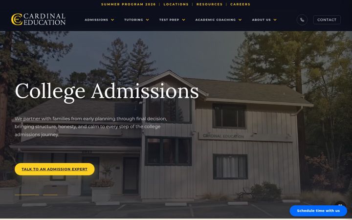 Screenshot of cardinaleducation.com
