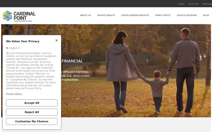 Screenshot of cardinalpointwealth.com