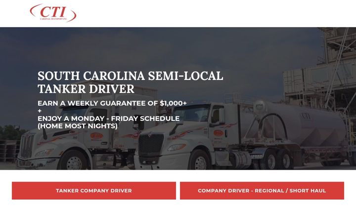 Screenshot of cardinaltransportjobs.com